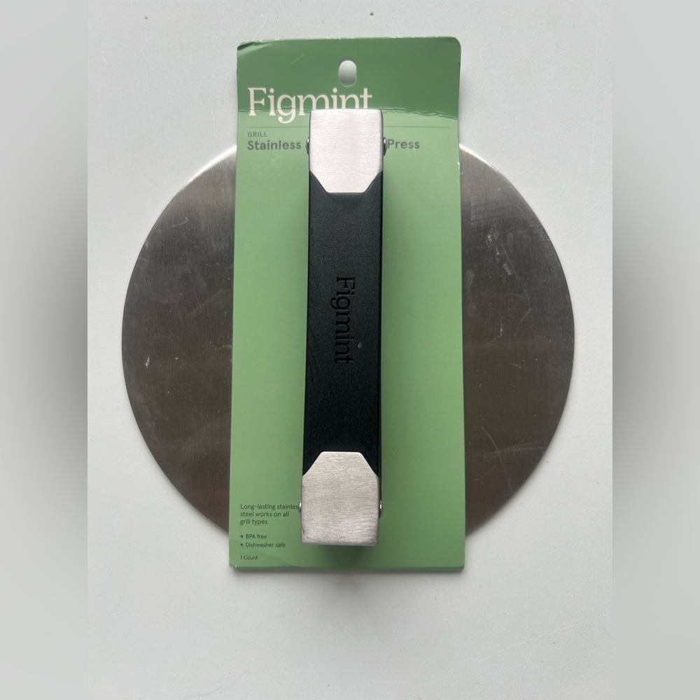 Round Burger Patty Grill Press - Figmint™